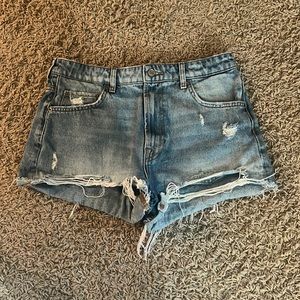 Zara Blue Denim Shorts
